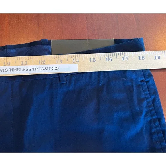 INC International Concepts Dress Pants Mens Blue 34x30 (Fits 36x28) Straight Leg - Picture 7 of 10